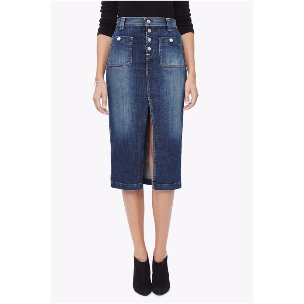 7 for All Mankind Denim Skirt